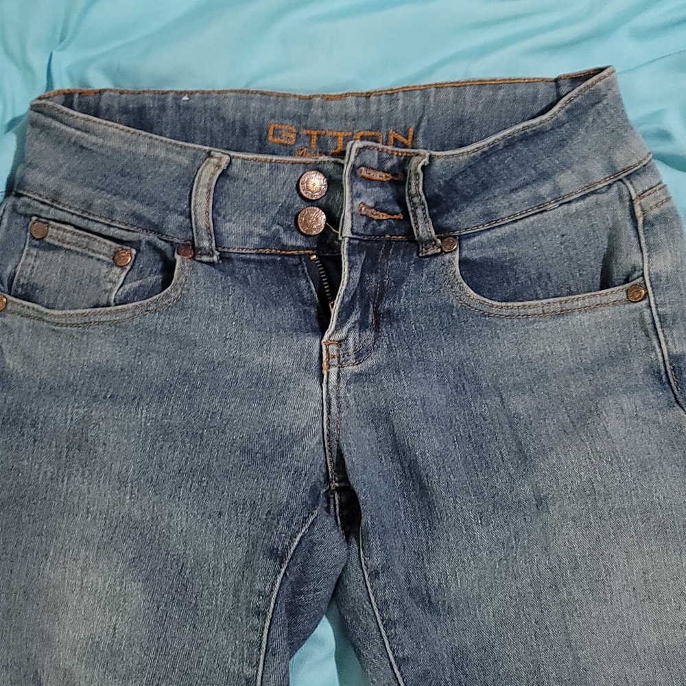 GTTON Blue Jeans Super Stretchy.